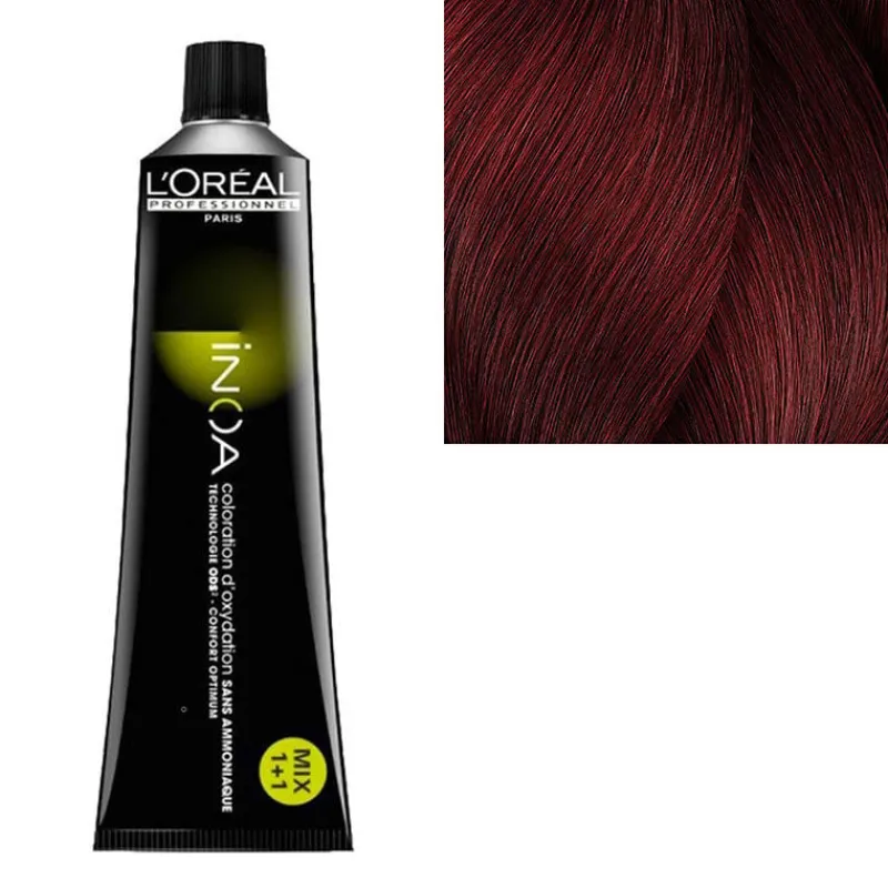 L’Oréal Professionnel Paris Inoa Coloration sans ammoniaque 5.60 châtain clair rouge intense Clearance