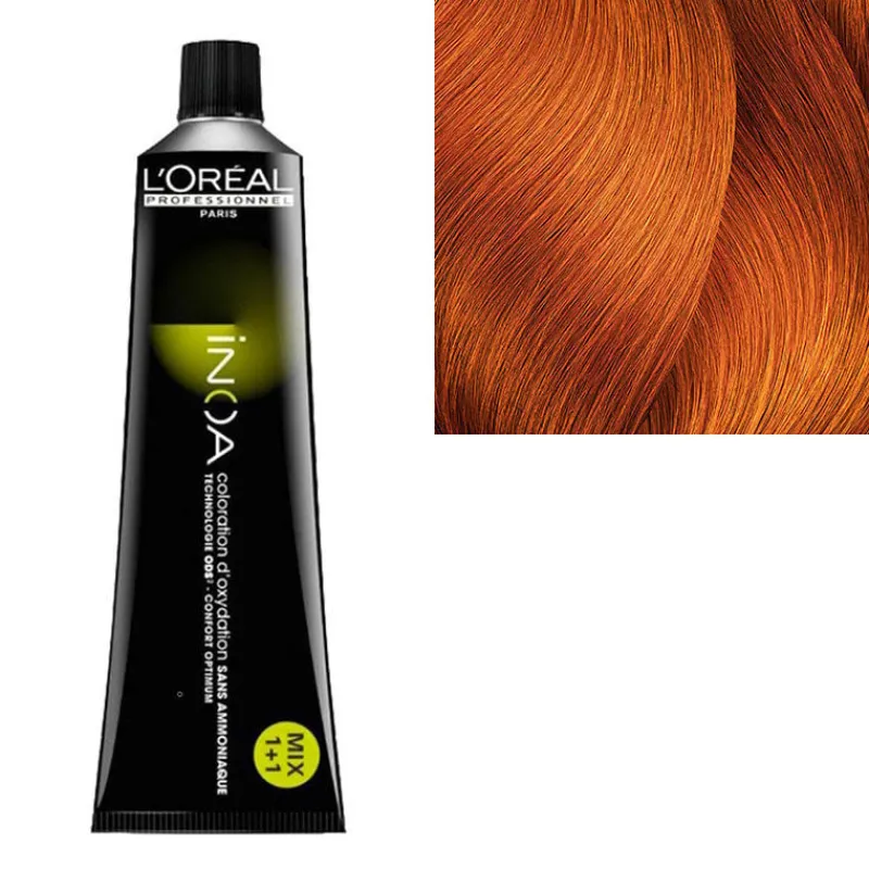 L’Oréal Professionnel Paris Inoa Coloration sans ammoniaque 7.44 blond cuivré profond New