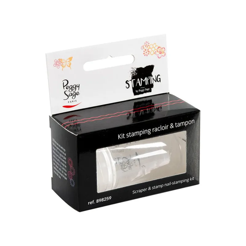 Peggy Sage Kit stamping racloir & tampon Best