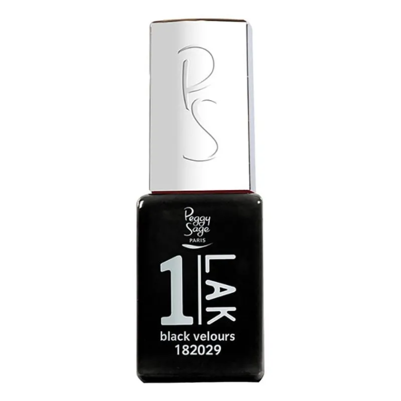 Peggy Sage 1-LAK vernis semi-permanent 3 en 1 black velours Clearance