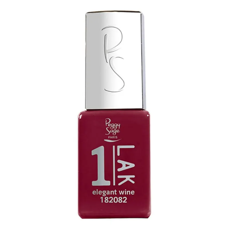 Peggy Sage 1-LAK vernis semi-permanent 3 en 1 elegant wine New