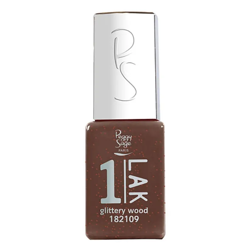 Peggy Sage 1-LAK vernis semi-permanent 3 en 1 glittery wood Best