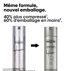 L’Oréal Professionnel Paris Laque Infinium Pure fixation extra forte 300ml Clearance