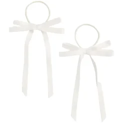 Élastiques à ruban blanc crème Sale