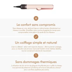 Dyson Lisseur séchant Airstrait rose ceramique Outlet