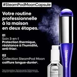 SteamPod Lisseur-boucleur Vapeur 4 en édition limitée Moon Capsule Outlet