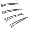 La Boutique du Coiffeur Lot de 4 barrettes noires