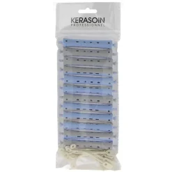 Kerasoin Professionnel Lot de 12 bigoudis permanente longs 13mm