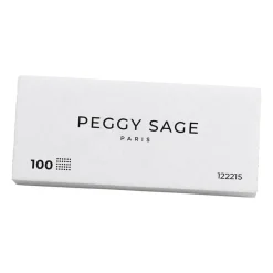 Peggy Sage Lot de 10 blocs blancs minces pour ongles Discount