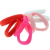 La Boutique du Coiffeur Lot élastiques mousse blanc rose rouge Discount