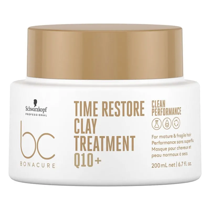 Schwarzkopf Professional Masque argile renforçateur cheveux matures et fragilisés BC Time Restore Clearance