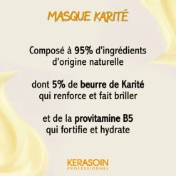 Kerasoin Professionnel Masque capillaire au beurre de karité 750ml Outlet