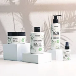 Kerasoin Professionnel Masque déjaunisseur cheveux gris & blancs Gamme Nature Discount