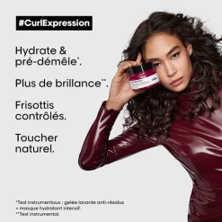 L’Oréal Professionnel Paris Masque hydratant intensif pour cheveux bouclés Curl Expression 500ml Hot