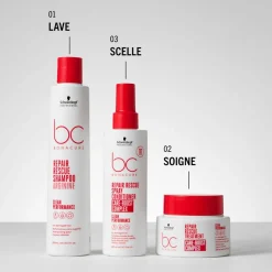 Schwarzkopf Professional Masque pour cheveux abîmés BC Repair Rescue 200ml Discount