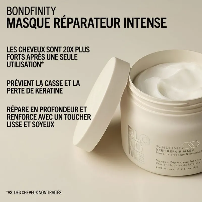 Schwarzkopf Professional Masque réparateur intense Blondme Bondfinity Clearance