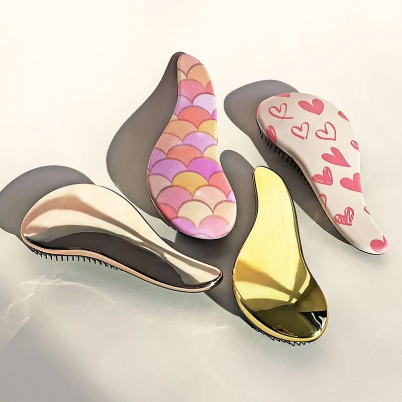 Kerasoin Professionnel Mini brosse démélante rose gold Best