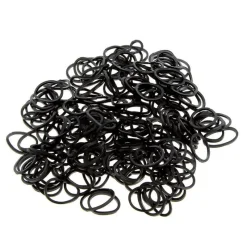 La Boutique du Coiffeur Mini élastiques caoutchouc lot de 240 noir Sale