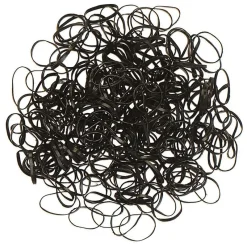 La Boutique du Coiffeur Mini élastiques silicone noirs Outlet