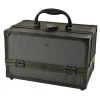 La Boutique du Coiffeur Mini valise make-up en alu noire Clearance