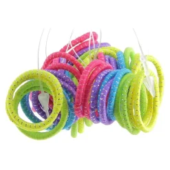 La Boutique du Coiffeur Minis élastiques sans métal x 50 couleurs vives Hot