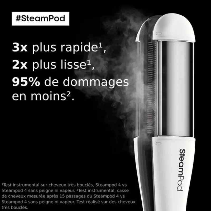 SteamPod Pack lisseur boucleur 4 et soin lissant Clearance