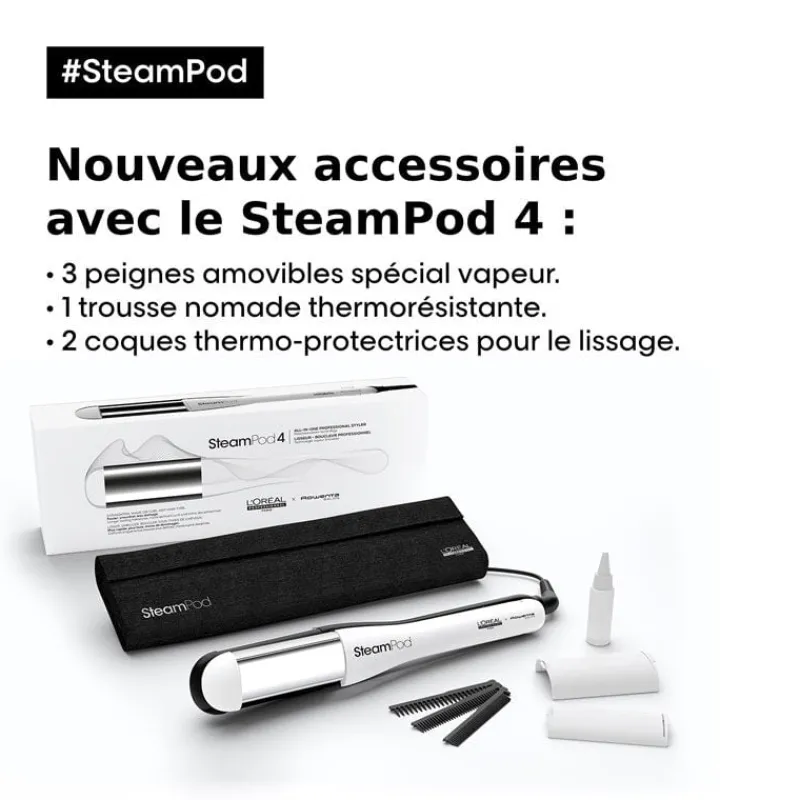 SteamPod Pack lisseur boucleur 4 et soin lissant Clearance