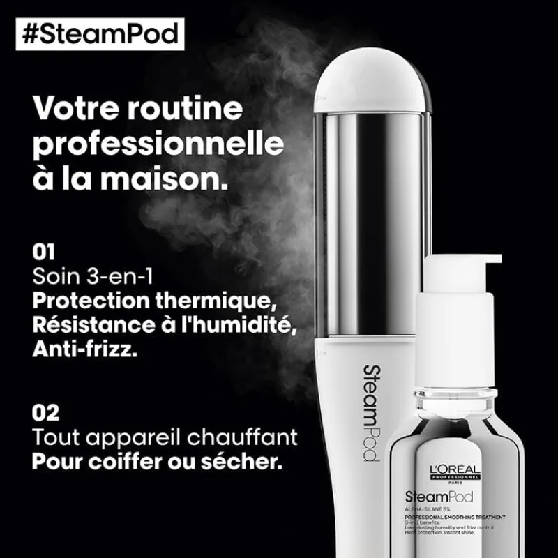 SteamPod Pack lisseur boucleur 4 et soin lissant Clearance