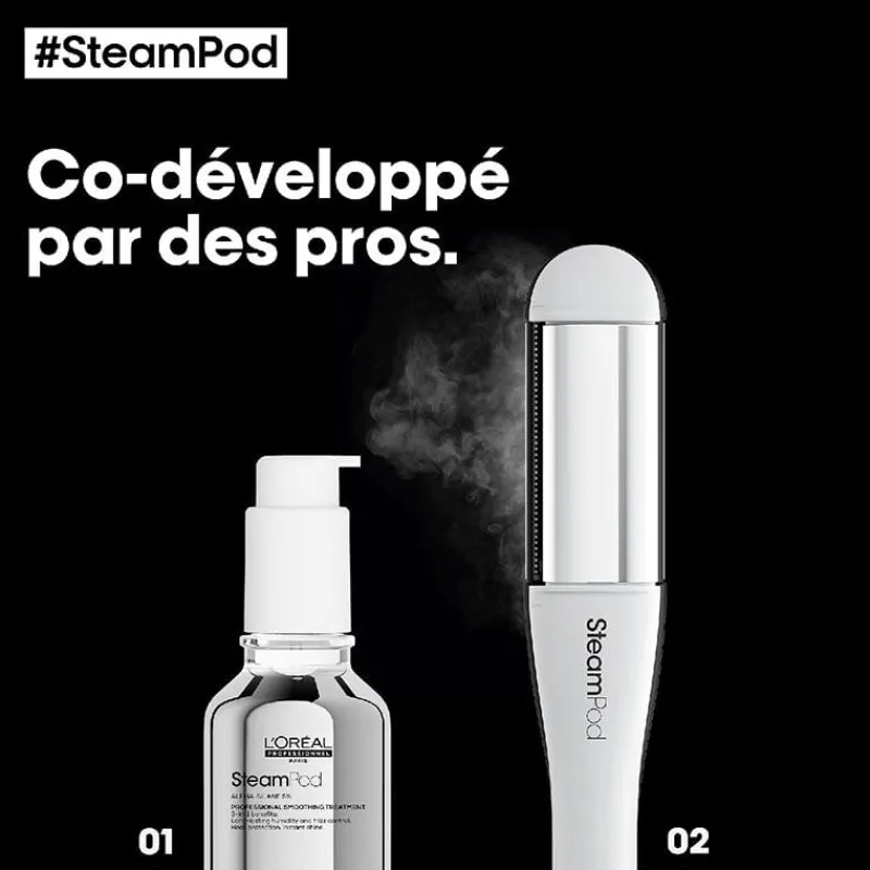 SteamPod Pack lisseur boucleur 4 et soin lissant Clearance