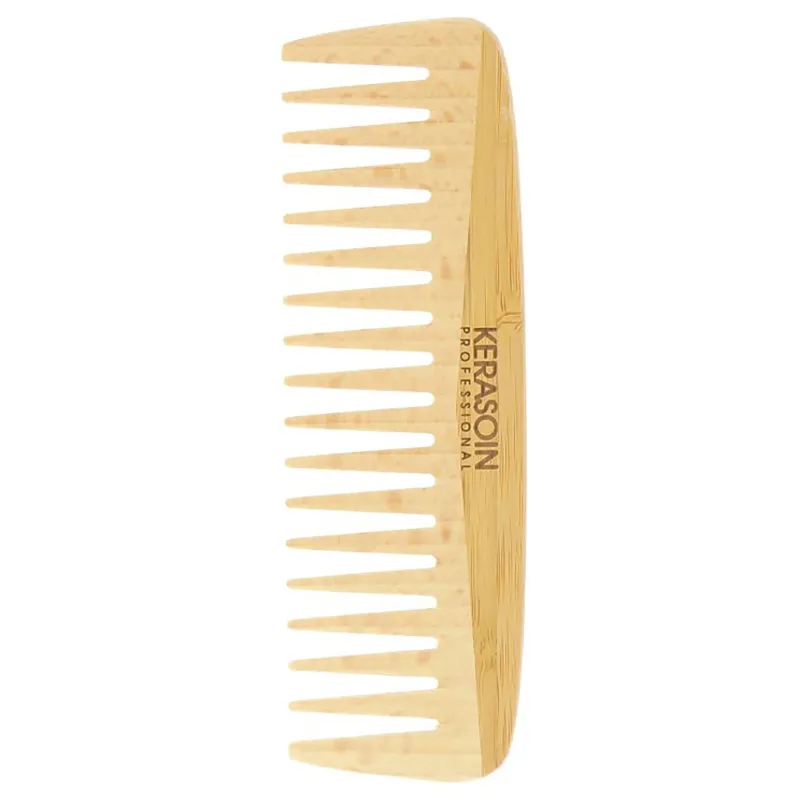 Kerasoin Professionnel Peigne démêloir en bois de hêtre 15 cm