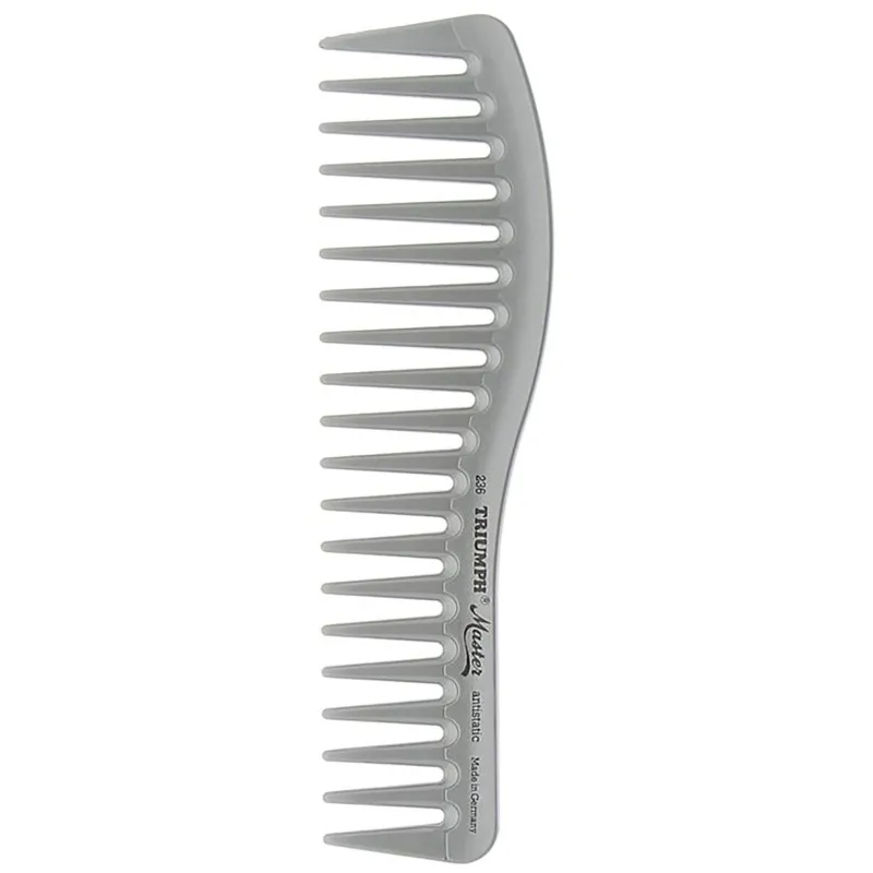 Triumph Peigne dos courbe T236 Argent Clearance