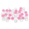 La Boutique du Coiffeur Perles cheveux roses et transparentes à paillettes roses Best