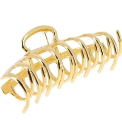 La Boutique du Coiffeur Pince croco métallique dorée Online