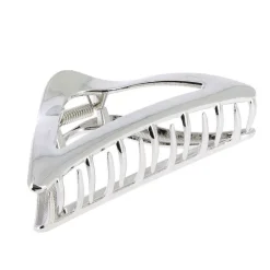 La Boutique du Coiffeur Pince croco métallique triangulaire argenté Online