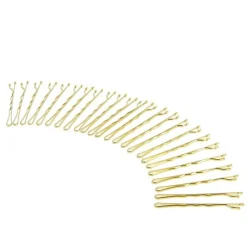 La Boutique du Coiffeur Pince guiche ondulée 4cm dorées Outlet