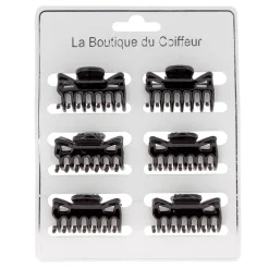 La Boutique du Coiffeur Pinces croco noir Discount