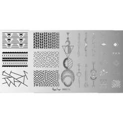 Peggy Sage Plaque de stamping geometric