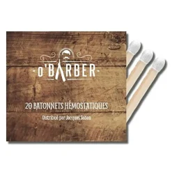 Jacques Seban Pochette de 20 allumettes hémostatiques spéciale rasage O'Barber Hot