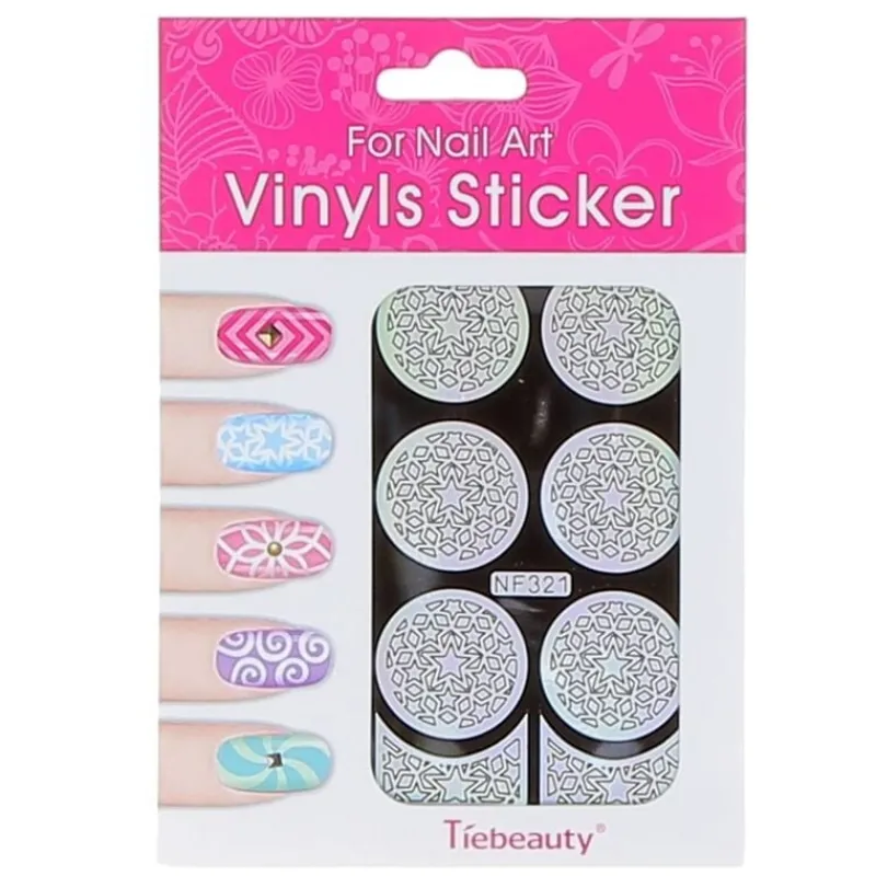 Pochoir vinyl étoile pour ongles Clearance