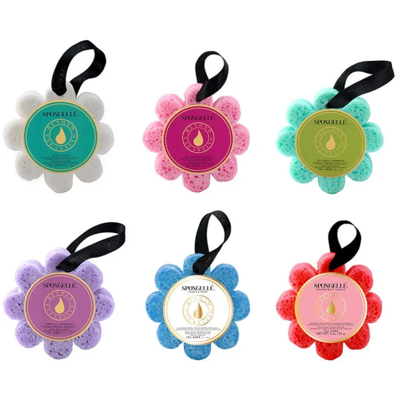 Spongellé Éponge de bain infusée lavande Française Hot