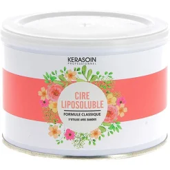 Kerasoin Professionnel Pot de cire rose classique pour tous types de peaux 400ml