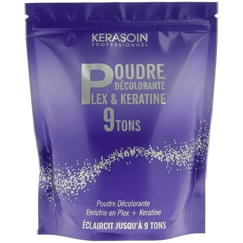 Kerasoin Professionnel Poudre décolorante anti-casse Plex & kératine 9 tons 500gr Best