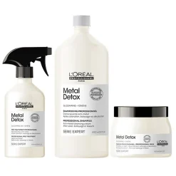 L’Oréal Professionnel Paris Protocole complet Métal Detox format salon Hot