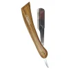 Jacques Seban Rasoir manche en bois naturel à lame interchangeable O'Barber Hot