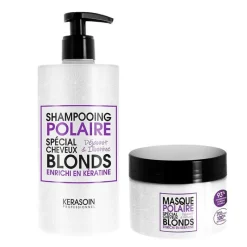 Kerasoin Professionnel Rituel blond polaire shampooing et masque Outlet