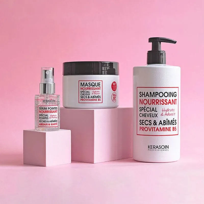 Kerasoin Professionnel Rituel cheveux secs et abimés shampooing et masque Outlet