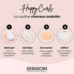 Kerasoin Professionnel Rituel nourrissant cheveux bouclés Happy Curls Discount