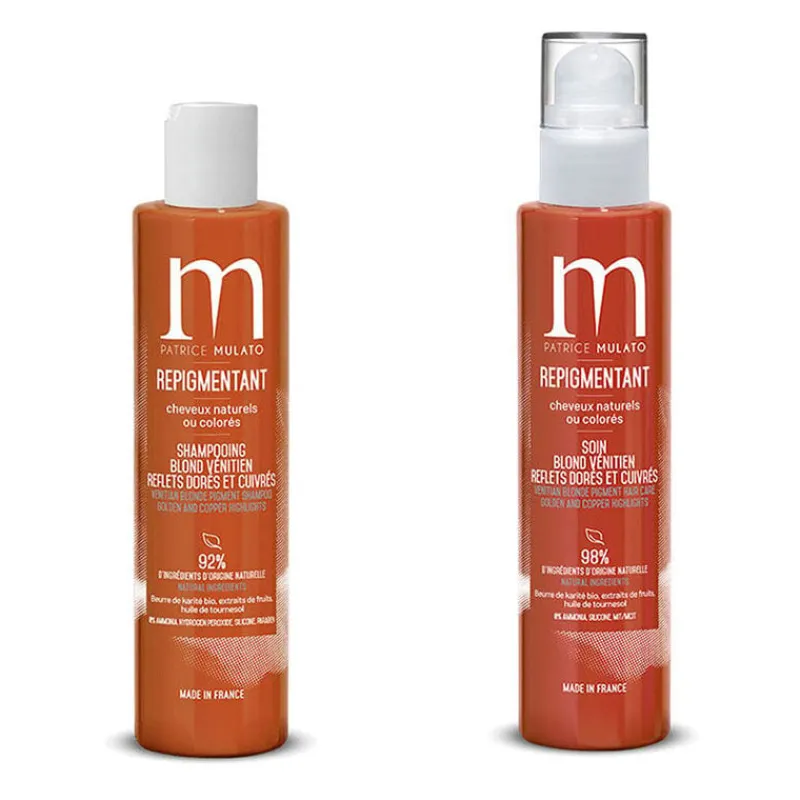 Patrice Mulato Rituel repigmentant shampooing + soin blond vénitien New