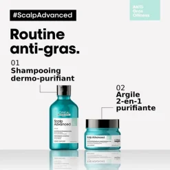 L’Oréal Professionnel Paris Routine anti-gras Scalp Advanced New