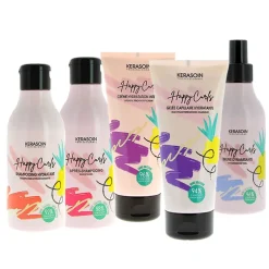 Kerasoin Professionnel Routine cheveux bouclés Happy Curls Hot